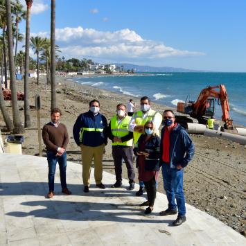 Acosol comienza los trabajos de reparación de la tubería de saneamiento en San Pedro Alcántara
